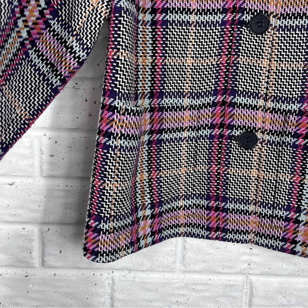 Halogen Plaid 3 Button Multi-Color Houndstooth Ja… - image 4
